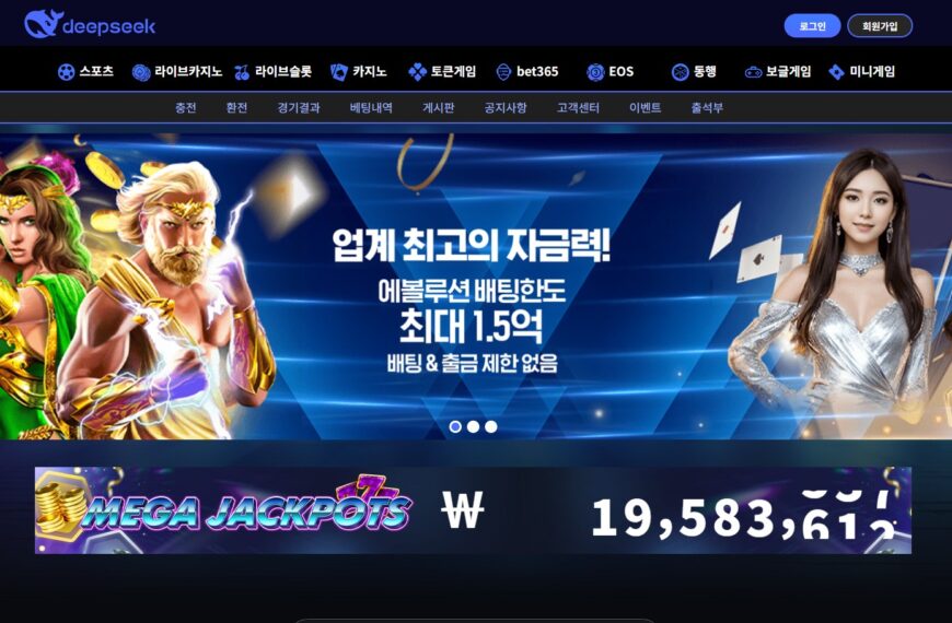 먹튀사이트 딥시크