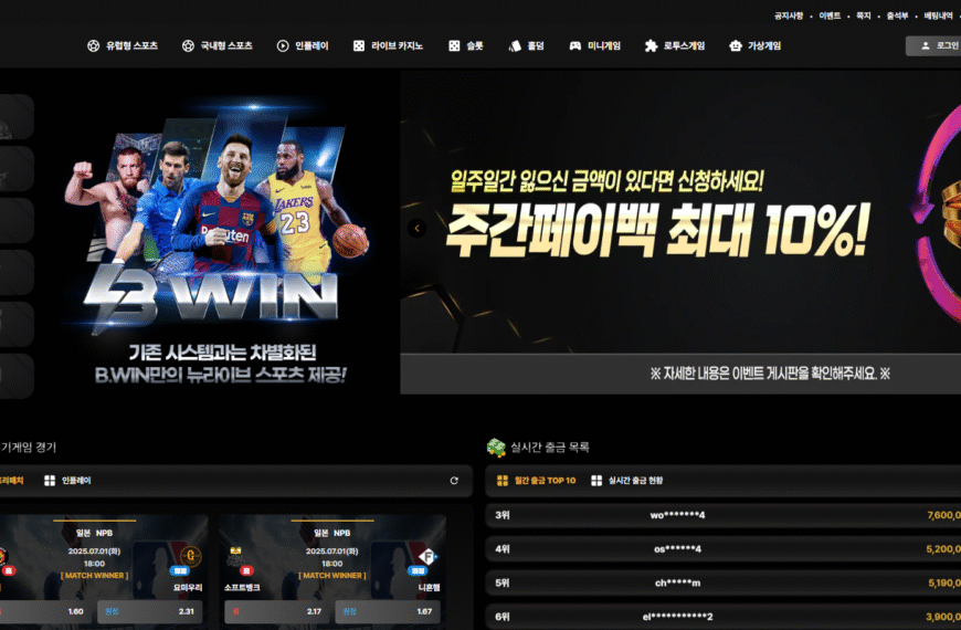 먹튀사이트 비윈