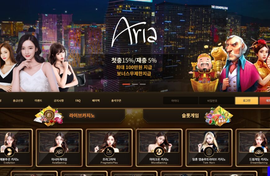 먹튀사이트 아리아