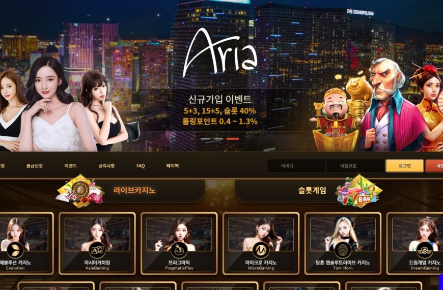 먹튀사이트 아리아