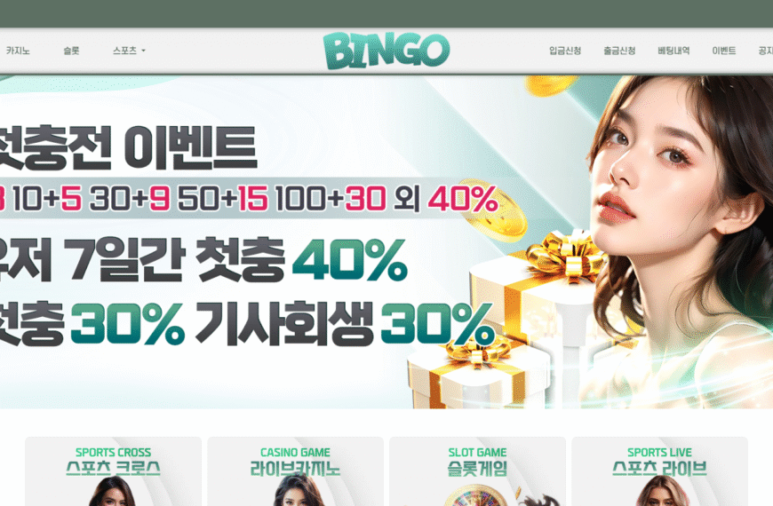 먹튀사이트 빙고