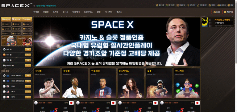 먹튀사이트 스페이스X