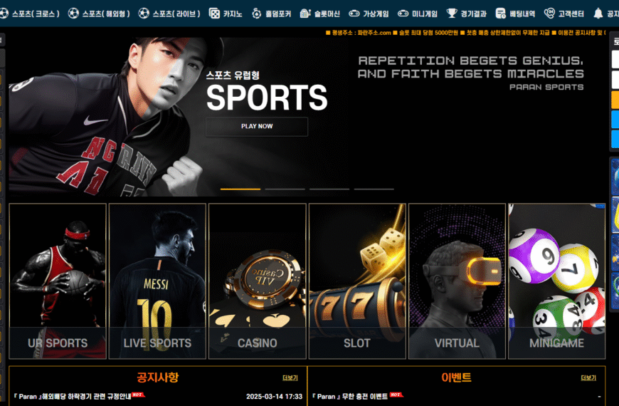 먹튀사이트 파란