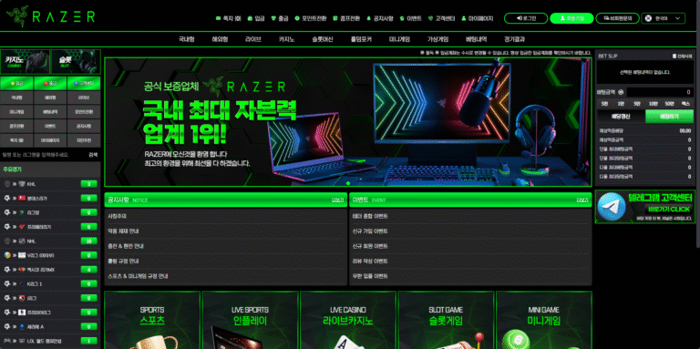 먹튀사이트 RAZER