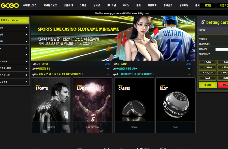 먹튀사이트 고고