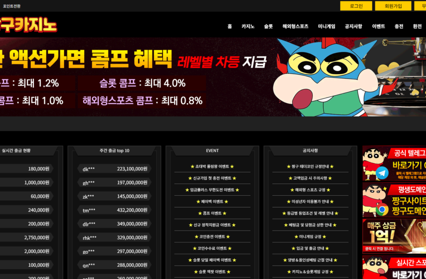 먹튀사이트 짱구카지노